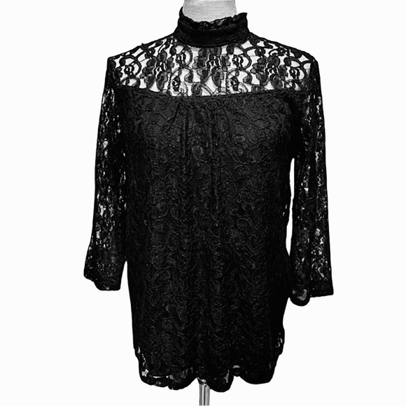 Eve & Maddie Lack Lace Blouse Size S - Picture 1 of 9